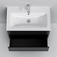 Тумба под раковину AM.PM X-Joy 80 M85AFHX0802BM подвесная Черная матовая — фото 5, Мебель для ванной