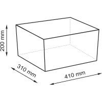 Корзина для аксессуаров WasserKRAFT Weida WB-310-L Бежевая — фото 2, Аксессуары для ванной
