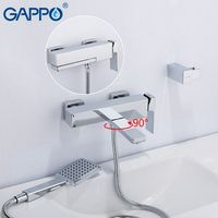Смеситель для ванны Gappo G18 G3218 Хром — фото 4, Смесители