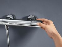 Товар: Смеситель для душа Grohe Grohtherm 800 Cosmopolitan 34765000 с термостатом Хром - фото 2 Смеситель для душа Grohe Grohtherm 800 Cosmopolitan 34765000 с термостатом Хром — фото 2, Смеситель для душа