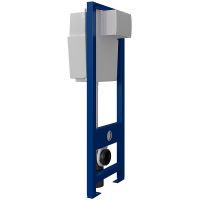 Комплект унитаза Berges Ego XL Rimless с инсталляцией Atom 043360 с сиденьем Микролифт и Черной SoftTouch  клавишей смыва — фото 10, Комплекты унитаз + инсталляция