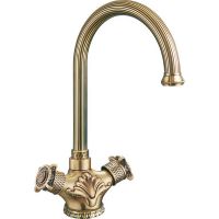 Смеситель для кухни ZorG Antic A 2005K-BR Бронза — фото 1, Смесители для кухни