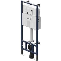 Комплект унитаза с инсталляцией AM.PM MasterFit с сиденьем Микролифт и Черной матовой клавишей смыва арт-IS100238.DX35C1700 — фото 3, Комплекты унитаз + инсталляция