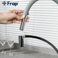 Смеситель для кухни Frap F4552 Хром Серый — фото 8, Смесители для кухни