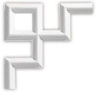 Угловой элемент Decomaster 97012-4 200x200x12 мм — фото 1, Молдинги