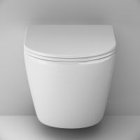 Комплект унитаза с инсталляцией AM.PM Like IS90238.801900 с сиденьем Микролифт и Черной матовой клавишей смыва — фото 4, Комплекты унитаз + инсталляция