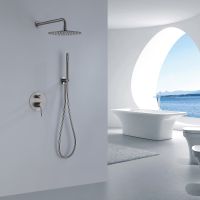 Душевая система Abber Emotion AF8818NG Никель — фото 2, Встраиваемые душевые комплекты