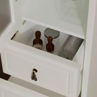 Шкаф пенал Opadiris Риспекто 30 L 00-00005829 Слоновая кость — фото 4, Мебель для ванной