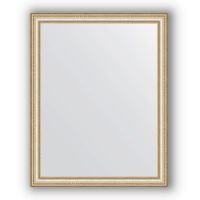 Зеркало Evoform Definite 95х75 Золотые бусы на серебре — фото 1, Мебель для ванной