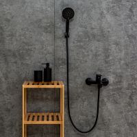 Смеситель для ванны Orange Aristo M19-300B Черный — фото 9, Смесители