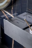 Товар: Металлическая полка Boheme Space 10966-GM Оружейная сталь - фото 3 Металлическая полка Boheme Space 10966-GM Оружейная сталь — фото 3, Полки для ванной и душа