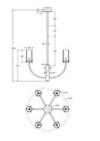 Люстра Maytoni Neoclassic Arco Латунь арт-MOD223PL-06BS — фото 6, Люстры