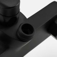 Смеситель для ванны Frap H62 F2262 универсальный Черный матовый — фото 5, Смеситель для ванны