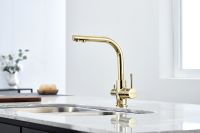 Товар: Смеситель для кухни Paulmark Essen Es213011-G Золото - фото 2 Смеситель для кухни Paulmark Essen Es213011-G Золото — фото 2, Смесители