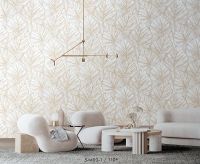 Обои Andrea Rossi Spectrum Art 54403-1 Винил на флизелине (1,06*10) Бежевый, Листья — фото 2, Обои для стен