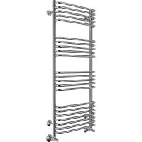 Водяной полотенцесушитель Terminus Стандарт П22 500x1200 4670078529817 Хром, нижнее подключение, G 1/2" ВР, с угловым соединением — фото 1, Водяные полотенцесушители