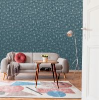 Обои Lutece Les Essentiels 51211604 Винил на флизелине (0,53*10,05) Зеленый, Абстракция — фото 2, Обои для стен