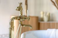 Смеситель для ванны Jacob Delafon Cleo 1889 E24314-BGG Золото глянцевое — фото 12, Смесители