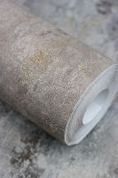 Обои RASCH Factory Style 947328 Винил на флизелине (1,06*10,05) Коричневый/Серый, Штукатурка — фото 2, Обои для стен