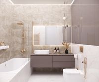 Керамогранит Laparet Obsidian Taupe матовый 60х60 см — фото 2, Керамогранит