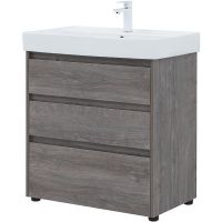 Тумба под раковину Aquanet Nova Lite 75 302473 Дуб рошелье — фото 8, Тумбы под раковину