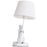 Настольная лампа Artelamp Gustav A4420LT-1WH Белый — фото 1, Настольные лампы