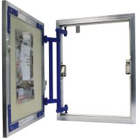 Ревизионный люк Люкер AL-KR 90x60 под плитку распашной — фото 1, Ревизионные люки