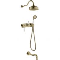 Душевая система Boheme Medici 308 Бронза — фото 1, Душевое оборудование. Душевая программа