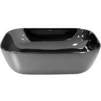 Раковина-чаша Abber Rechteck 46 AC2200GS Серебро — фото 3, Раковины накладные