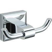 Двойной крючок Viko V-102 Хром — фото 1, Крючки для полотенец