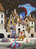 Товар: Фреска Ortograf Городской пейзаж живопись 11717 Фактура бархат FX Флизелин (2*2,7) Разноцветный, Город/Животные/Живопись - фото 2 Фреска Ortograf Городской пейзаж живопись 11717 Фактура бархат FX Флизелин (2*2,7) Разноцветный, Город/Животные/Живопись — фото 2, Фрески