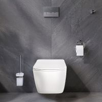 Комплект унитаза WellWant Tesoro WWU01111W с инсталляцией Grohe Rapid SL 38750001 с сиденьем Микролифт и клавишей смыва Хром — фото 15, Комплекты унитаз + инсталляция