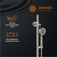 Товар: Душевая система Orange Steel M99-911ni Никель - фото 8 Душевая система Orange Steel M99-911ni Никель — фото 8, Душевое оборудование. Душевая программа