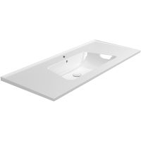 Раковина Flaminia Bloom 120 BM120L+LAV Белая — фото 1, Раковины