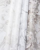 Обои Accento Alice 287182 Винил на флизелине (1,06*10,05) Бежевый/Золото, Цветы/Абстракция — фото 4, Обои для стен