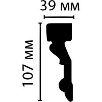 Молдинг Decomaster DT 1A 2400x107x39 мм — фото 2, Молдинги