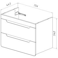 Товар: Тумба под раковину Lemark Olivia 80 LM08OL80T подвесная Белый глянец Дуб Кантри - фото 10 Тумба под раковину Lemark Olivia 80 LM08OL80T подвесная Белый глянец Дуб Кантри — фото 10, Мебель для ванной