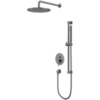 Душевая система Whitecross Y gunmetal YSET05GM Оружейная сталь — фото 1, Душевое оборудование. Душевая программа