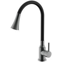 Смеситель для кухни Splenka S201.4306.09 Графит матовый Черный — фото 1, Смесители для кухни