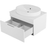 Товар: Тумба с раковиной Brevita Enfida 70 УТ000014764 подвесная Белая матовая - фото 4 Тумба с раковиной Brevita Enfida 70 УТ000014764 подвесная Белая матовая — фото 4, Мебель для ванной