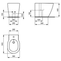 Товар: Биде Ideal Standard Connect E799501 Euro White - фото 5 Биде Ideal Standard Connect E799501 Euro White — фото 5, Биде напольные
