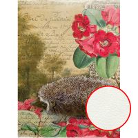 Фреска Ortograf Животные 7094 Фактура флок FLK Флизелин (2*2,7) Коричневый/Зеленый/Фиолетовый, Животные/Цветы/Абстракция — фото 1, Фрески