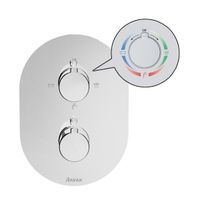 Смеситель для душа Ravak Chrome CR 067.00 X070075 с термостатом Хром — фото 3, Смеситель для душа