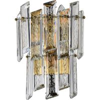 Настенный светильник Divinare Romilda 3512/17 AP-3 Прозрачная Латунь — фото 1, Светильники