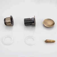 Донный клапан Frap F60-4 click-clack Бронза — фото 2, Донные клапаны