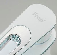 Смеситель для раковины Frap H49 F1049 Белый Хром — фото 4, Смесители для раковины