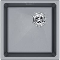 Кухонная мойка Paulmark Lumi 45 UNI-Skew LU45SK-GRM Серый металлик — фото 1, Кухонные мойки