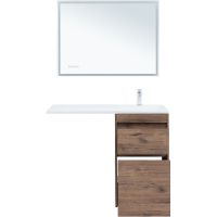 Тумба под раковину Aquanet Токио 110 333647 Дуб веллингтон — фото 7, Тумбы под раковину