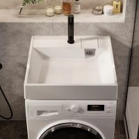 Товар: Раковина Paola Juno 60x60 на стиральную машину Белая глянцевая - фото 4 Раковина Paola Juno 60x60 на стиральную машину Белая глянцевая — фото 4, Раковины