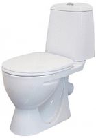 Унитаз Sanita Идеал эконом WC.CC/Ideal/1-P/WHT.G/S1 Белый — фото 1, Напольные унитазы